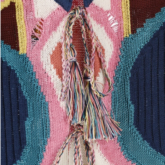 NWT FABULOUS ETRO
Boho Butterfly Intarsia Knit Tie Vest ~ 40 - Picture 4 of 8